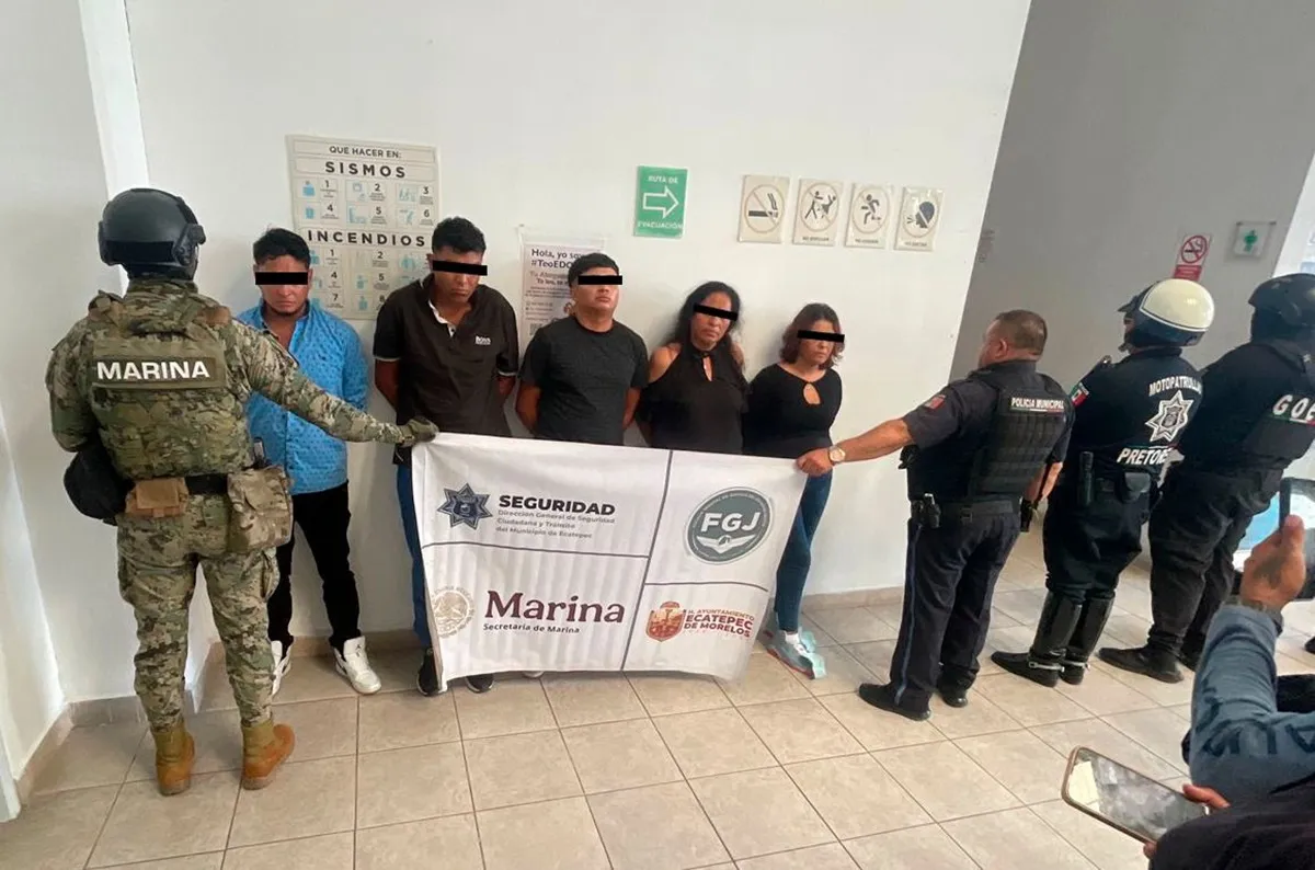 Detienen a cinco presuntos feminicidas en operativo conjunto en Ecatepec