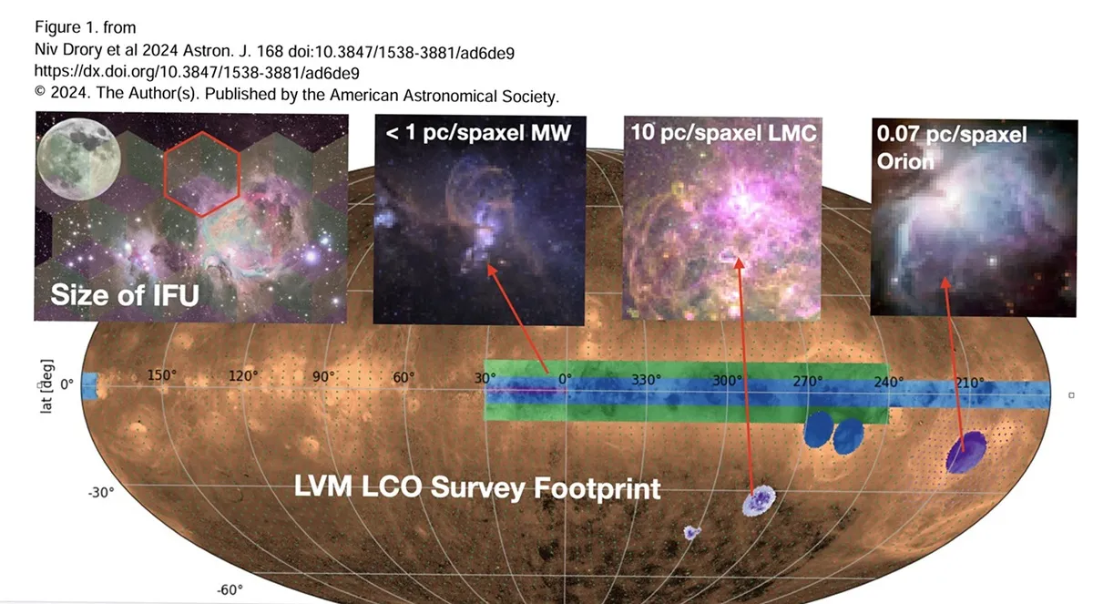 UNAM y SDSS elaboran el mapa interestelar más preciso de la Vía Láctea