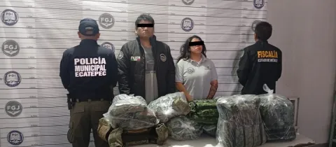 Aseguran bodega con equipo táctico y granadas en Chiconautla