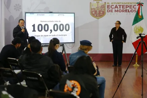  Azucena Cisneros Anuncia Ecatepec Cierra Huachicoleo de Agua