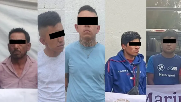 Detienen a cinco presuntos narcomenudistas en Ecatepec