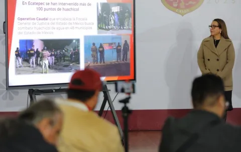 Devuelven agua robada a 300 mil habitantes de Ecatepec tras operativo.