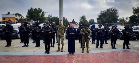 Envían a 20 policías de Ecatepec a adiestramiento táctico con la Marina