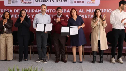 Fortalecen infraestructura educativa y certeza jurídica en Tecámac
