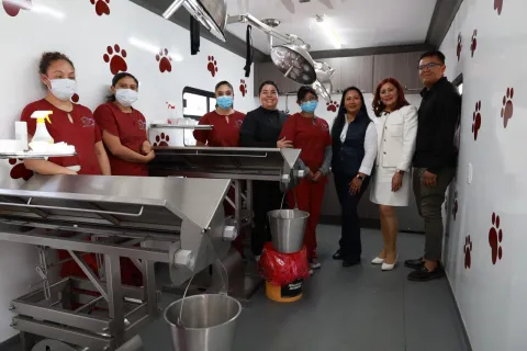 Impulsa Rosi Wong bienestar animal con nuevos quirófanos itinerantes