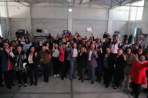 Integran escuelas y comercios a red Puntos Violeta en Tecámac