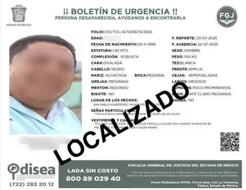  Localizan a líder sindical secuestrado en Soyaniquilpan