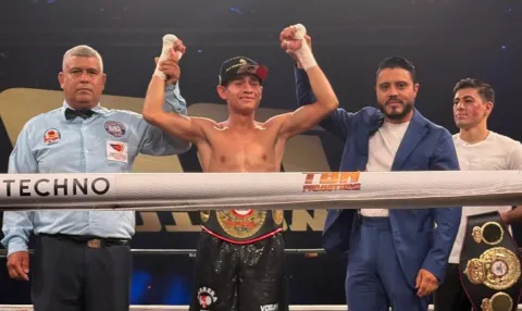 Noquea Aarón de la Cruz y conquista título Fedelatin AMB