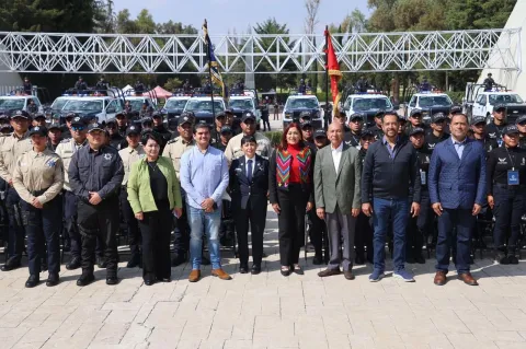 Reduce Tecámac incidencia delictiva y refuerza parque vehicular