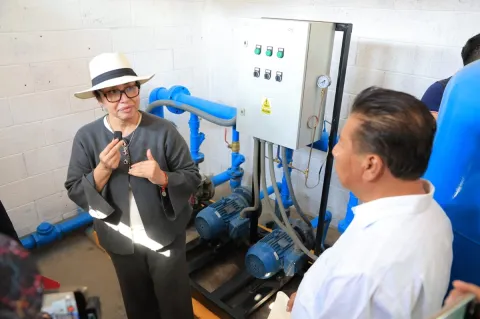 Restablecen suministro de agua en Rancho Victoria tras siete años de desabasto