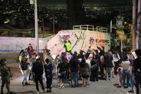 Retiran 600 toneladas de residuos en zonas altas de Ecatepec