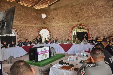 Teotihuacán, Sede de Reunión de Seguridad de la 1/a Región Militar para Analizar Avances en la Zona Oriente del Edomex