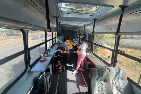 Transforman autobús en el primer "Restaurant-Bus" del Valle de Teotihuacán